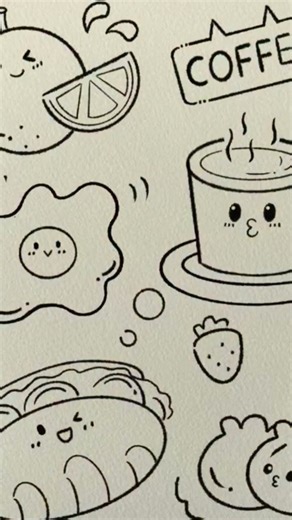 cute doddle ideas for girls