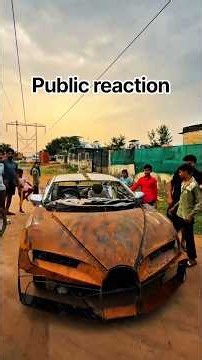 Day-17 : Public Reactions to Handmade Bugatti! 😱🔥 | BMW to Bugatti