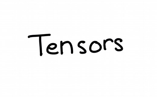 Tensor for beginners (张量代数入门)