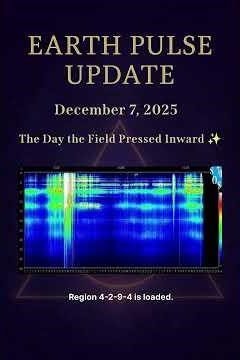 Earth Pulse — The Day the Field Pressed Inward