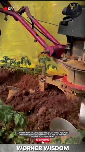 Field Plowing Process | Worker Preparing the Farm for Planting #workerlife #farming