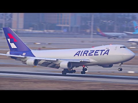 ✈️ 20 MINUTES of TAKEOFFS and LANDINGS | Seoul Incheon Airport Plane Spotting [ICN/RKSI]