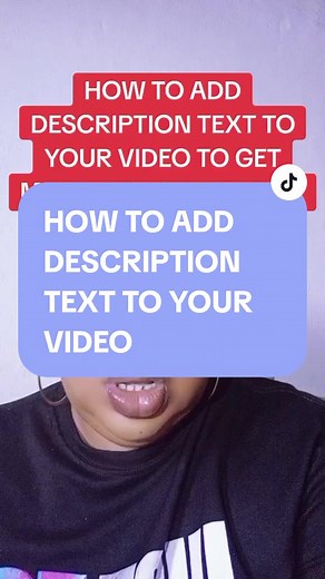 How to Add Description Text to Your TikTok Video