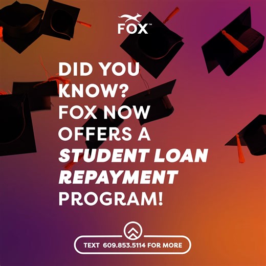 PTs, OTs, SLPs in Pennsylvania, as well as in Georgia and South Carolina, FOX Rehabilitation’s new Student Loan Repayment Program is designed to support YOUR financial future while you build a meaningful career! 🦊 As a FOX clinician, you can get $200/month paid directly toward your student loan balance when contracted at 32.5 total billable hours or more. 💰 Enjoy the flexibility, autonomy, and purpose of working with older adults—while we help lighten your financial load! We are excited to rol