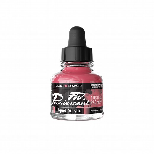 FW Pearlescent Acrylic Ink 29.5ml - Daler-Rowney