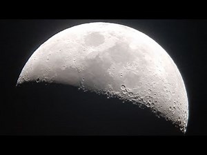 🔴 LIVE Moon at 40% Illumination 🌕 | Giant Lunar Cliffs, Craters & Moon Illusions Through Telescope