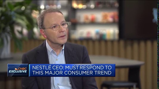 Nestle's CEO is 'very closely' following the ultra-processed food debate