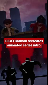LEGO Batman Recreates The Animated Series Intro