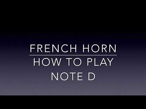 Learn How to Play Note D on the French Horn