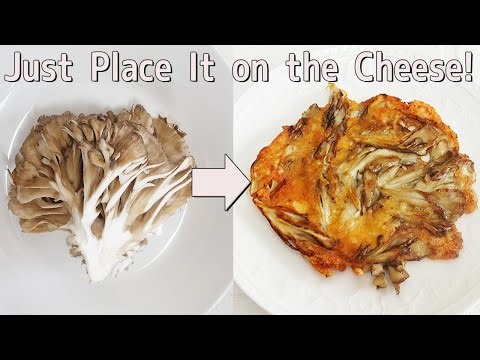 2-Ingredient Crispy Cheese Maitake The Best Way to Enjoy Maitake Mushrooms!