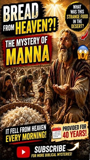 They Found “Bread From Heaven” in the Desert… 😳 | The Mystery of Manna #biblemysteries #bibleshorts