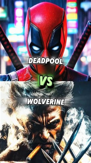 Deadpool Vs Wolverine🥶 #deadpool #wolverine #marvel #versus #vs