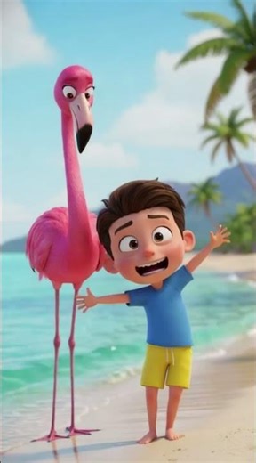 Why Do Flamingos Stand on One Leg? It's NOT for Yoga! 🦩#AnimalFacts #Trivia #Science #CuteAnimals