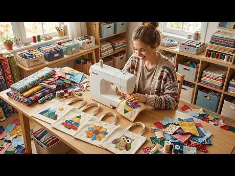 Beautiful and Easy! I Sew Fabric Scraps into Unique Items