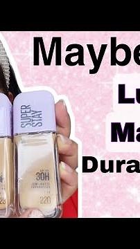Base de Maquillaje Maybelline Lumi Matte la puse a prueba en cutis mixto | Kary Alonso