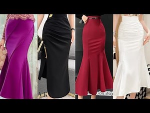 Mastering the Plated Skirt Trend for Work formal office wear long paneled skirts bodycon sheath skrt