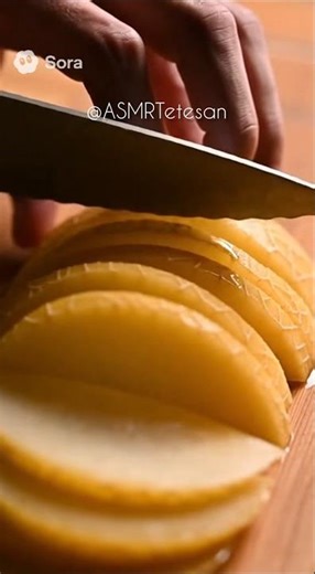 Satisfying Melon Cutting ASMR | Relaxing Fruit Slice Sounds 🍈