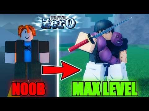 Going From Noob To HEAVENLY RESTRICTION Toji Fushiguro In Jujutsu: Zero...(Roblox)