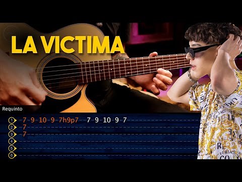 La Víctima - Xavi GUITARRA Tutorial REQUINTO + ACORDES Christianvib