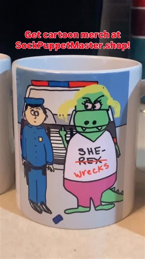 Sock Puppet Master on Instagram: "🟨🟥🟦 GET YOUR FAVORITE SOCK PUPPET MASTER CHARACTERS ON MUGS, TEES, STICKERS AND MORE! Visit SockPuppetMaster.shop today!"