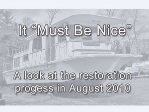 Video Tour of Houseboat Restoration