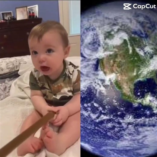 ￼ I wonder how the baby still alive after exploding the earth