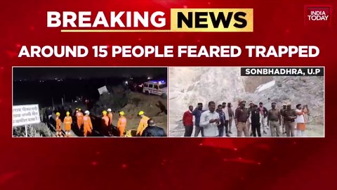 Sonbhadra Quarry Collapse: 1 Dead, Many Feared Trapped as Landslide Hits Uttar Pradesh