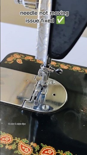 Sewing machine needle not moving issue fixed ✅ #sewingtipsandtricks #sewingmachinerepair #diyideas