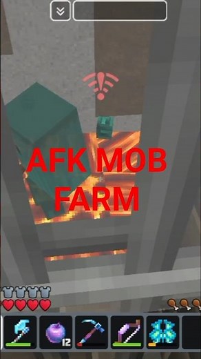 my AFK farm mobs Planet Craft #planetcraft
