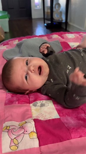 Shea on Instagram: "Her dad walked away from her for just a moment and she had a lot to say about it! 🥰 #babygirl #dad #daddysgirl"