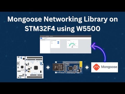 How to Implement Mongoose Networking Library on STM32F4 using W5500
