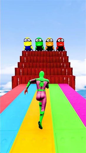 GTA 5 Epic Water Ragdolls | Spider-Man Jumps / Fails ep.15497 #shorts