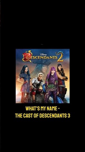 What's My Name Karaoke | The Descendants Karaoke Version #karaoke #coversongs #descendants #disney