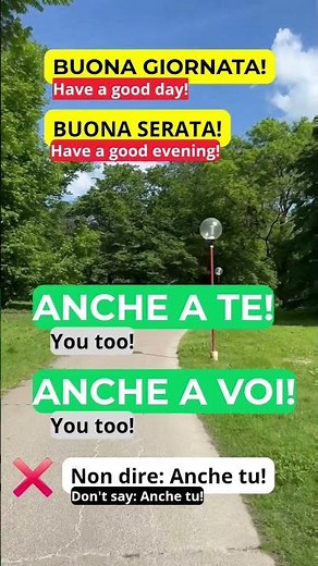 Italian greetings you must know! 🇮🇹🗣