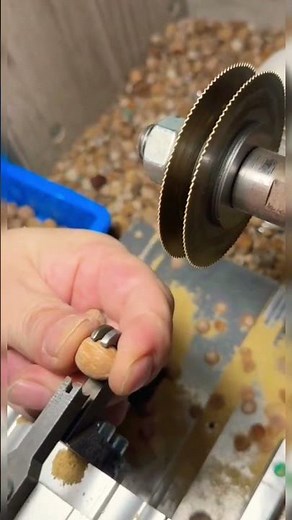 The precision turning process requires a skilled operator and a high-quality lathe.