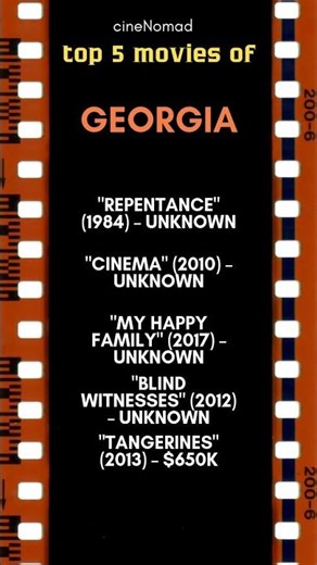 Top 5 movies of Georgia #movie #cinema #film