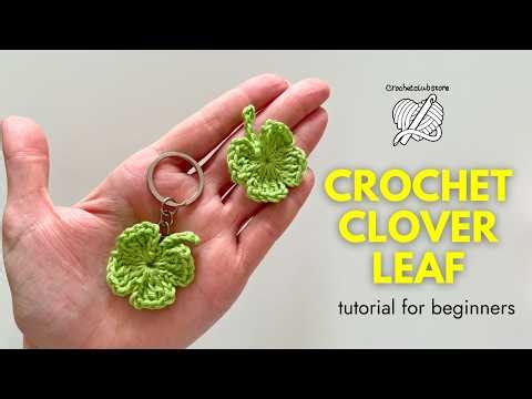 Easy Crochet Clover Pattern For Complete Beginners!