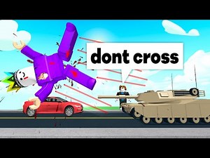 Roblox Get Hit by a Car Simulator BUT They sent Tanks