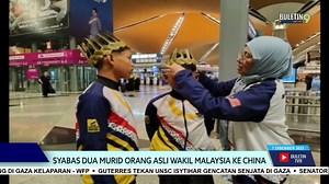 Syabas Dua Murid Orang Asli Wakil Malaysia Ke China Ciptaan robot dua murid orang asli suku kaum Jakun dari Sekolah Kebangsaan Permatang Keledang Pahang bukan calang-calang. | Buletin TV9