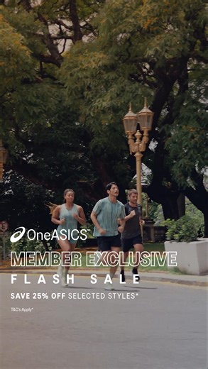 It's time for a New Year refresh with the OneASICS Member Flash Sale! For one week only get 25% off of selected ASICS shoes and clothing. | ASICS | Facebook