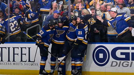 Blues score 4 goals in 2nd, force Game 7 against Jets in Western 1st Round