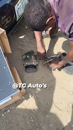 Fixing Toyota corolla 2010 model A/C #goviralreels #reelfb #highlights2025 #followersreelsfypシ゚viralシfypシ゚viralシalシ #viral_video | TG auto cool and services