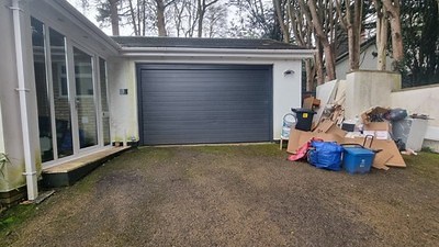 Electric Garge door Novoferm iso 45 horizontal 11'11" x 7' Remote operated  | eBay UK