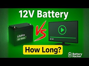 How Long Can a 12V 100Ah Lithium Battery Really Run a TV (Full Breakdown)