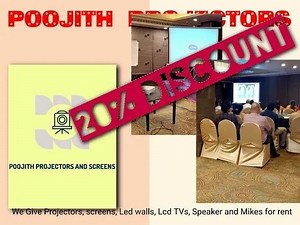 Projectors - Video Projector Screen Rental Service Service Provider from Vijayawada