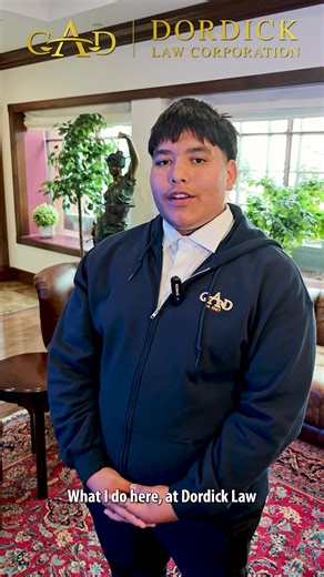 Meet Dominik Rodriguez, a Corporate Work Study Program Student 2025 - 2026 at Dordick Law. Dominik, a Verbum Dei Junior, enjoys being outdoors and playing soccer. This internship is his first exposure to the legal field, and he is enthusiastic about learning courtroom procedures, understanding how law firms operate, and pursuing a career as a lawyer in the future.⁠ ⁠ #dordicklaw #verbumdei #southla #wattsca #dtla #student | Dordick Law Corporation