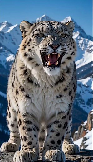 Intense Snow Leopard Sound ❄️🐾🔊