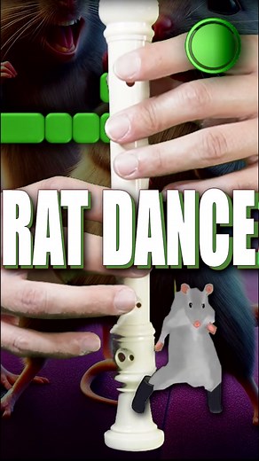 🔥 ¡Hasta las ratas bailarían esta versión en flauta dulce! 🐀🎼😂 #shorts #short #shortvideo