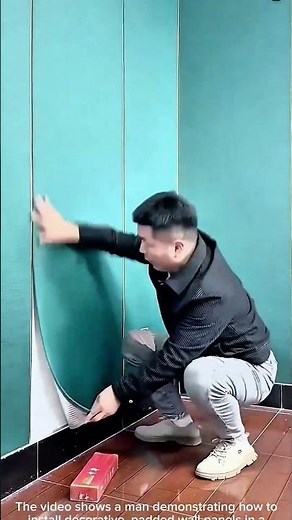 Instant Room Makeover: DIY Padded Wall Panel Installation! 🏠✨