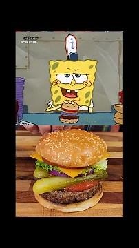 Tasty Trio Takeover: Krabby Patty vs. Pasta Puttanesca vs. Oggy's Fries! #spongebob #mrkrabs #oggy